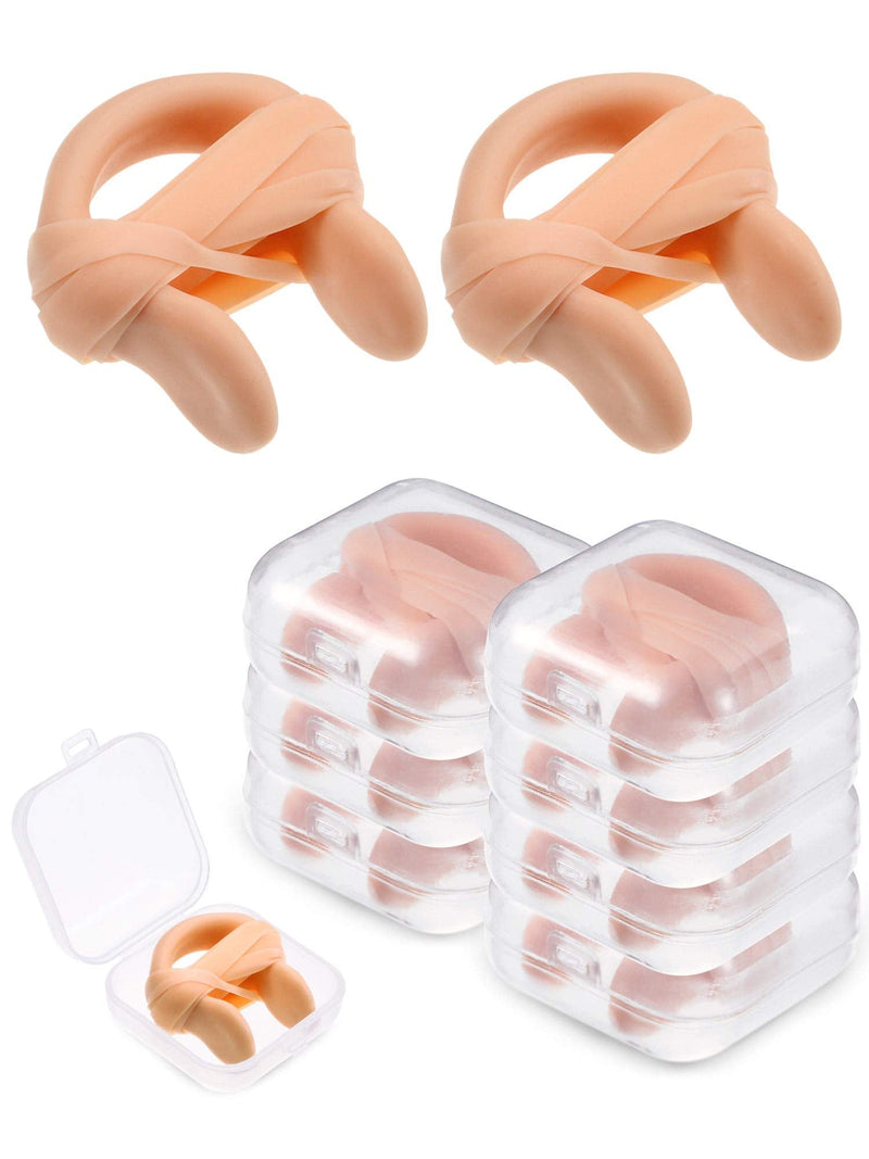 7 Pieces Swimming Nose Clip Silicone Nose Plug Nose Protector with Elastic Rope for Kids and Adults Swimming Using - BeesActive Australia
