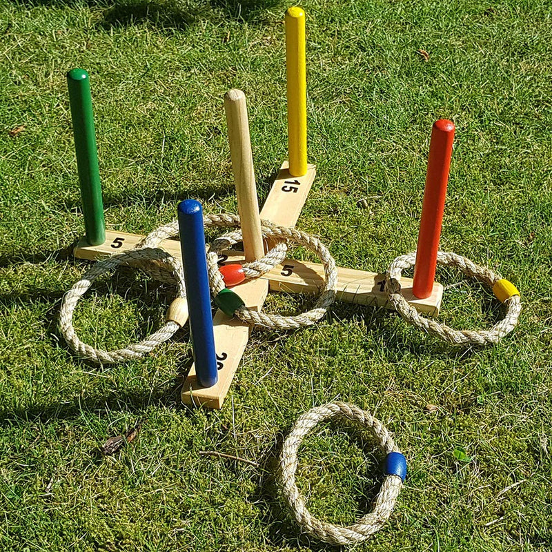 GrowUpSmart Ring Toss Game Set for Kids and Adults - Fun On The Lawn Or in The Yard for The Whole Family - BeesActive Australia