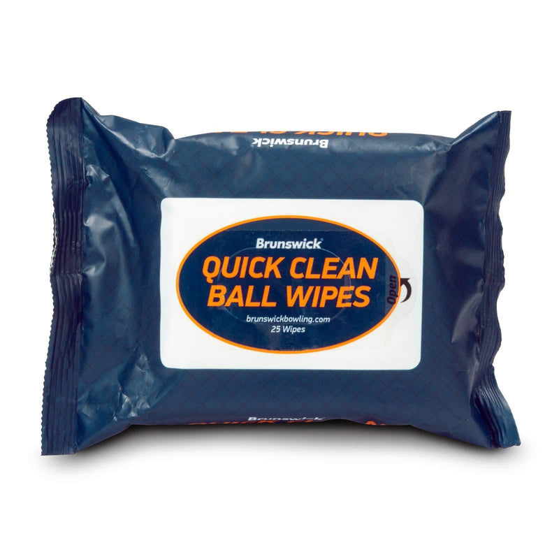 [AUSTRALIA] - Brunswick Quick Clean Ball Wipes- 25 Per Pack 