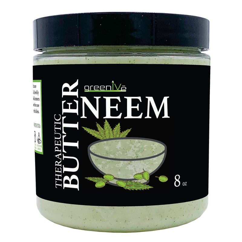 GreenIVe - Neem Butter - Body Butter - All Natural - Soothing - Moisturizing - Exclusively on Amazon (8 Ounce) 8 Ounce (Pack of 1) - BeesActive Australia