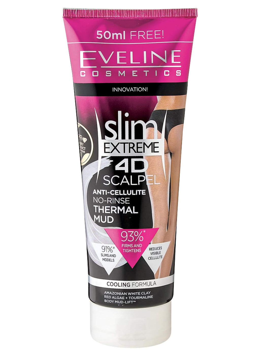 Slim Extreme 4D Scalpel Anti-Cellulite No Rinse Thermal Mud One Color One Size - BeesActive Australia