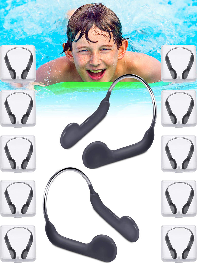 Pelopy Swim Nose Plugs Swimming Nose Clips Silicone Nose Protector for Adults Kids Swimming Training Using Adult Size - BeesActive Australia