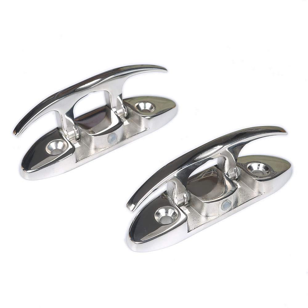 [AUSTRALIA] - Thorn Folding Cleat 4-1/2" Flip Up Dock Stainless Steel Cleat -Pack of 2 