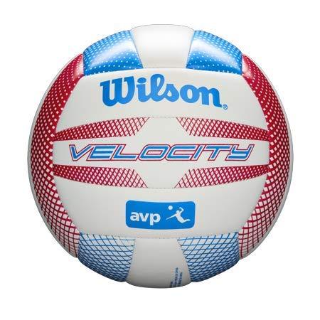 [AUSTRALIA] - Wilson - AVP Velocity Volleyball - Beach Recreational Ball - Official Size Red/Blue 
