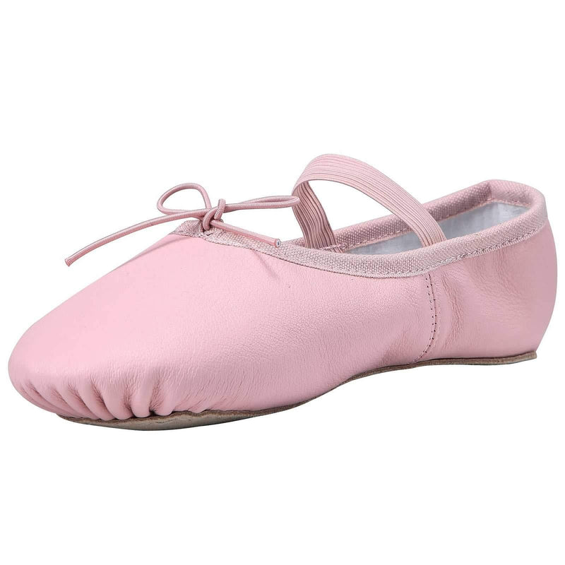 [AUSTRALIA] - Linodes Leather Ballet Shoes/Ballet Slippers/Dance Shoes (Toddler/Little/Big Kid/Women) 1 Little Kid Pink 