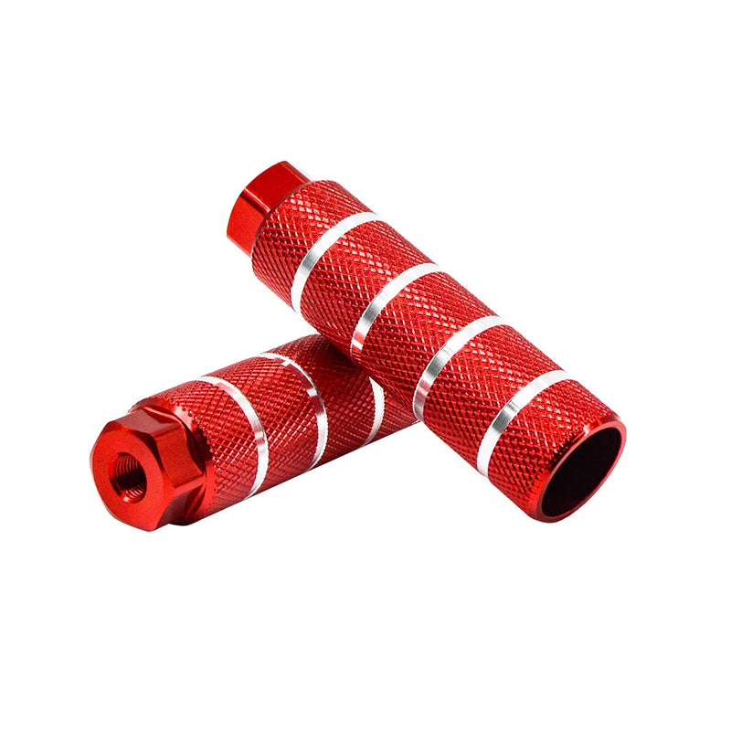 NOSTIFY 2PC 3/8 inch - 26 Teeth Aluminum Alloy Bike Pegs - Red - BeesActive Australia