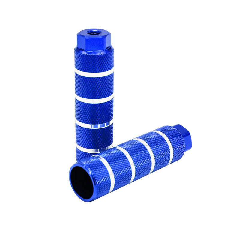 NOSTIFY 2PC 3/8 inch - 26 Teeth Aluminum Alloy Bike Pegs - Blue - BeesActive Australia
