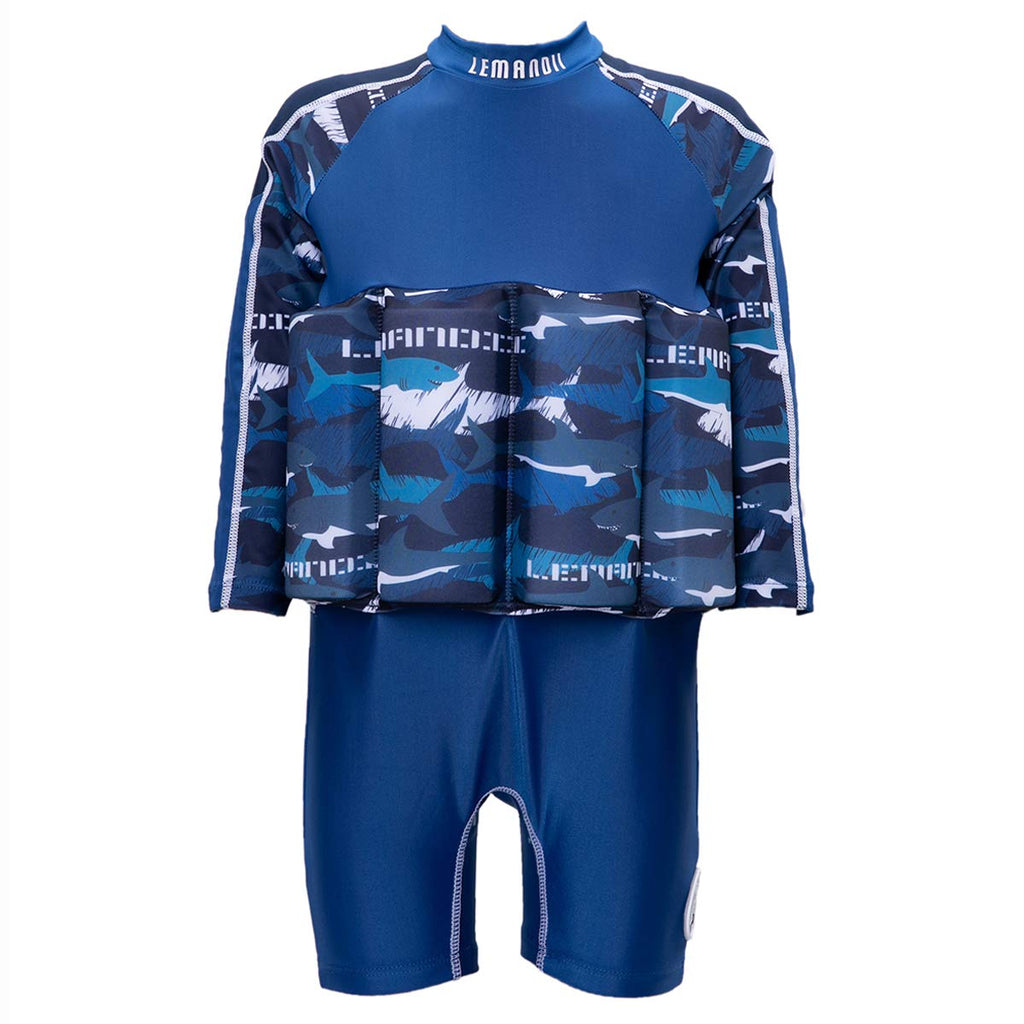 Zerlar Floatation Swimsuits with Adjustable Buoyancy for 1-10 Years Baby Boys Girls Blue Shark Height:43.3''-47.2''/Weight:39.6lb-48.5lb - BeesActive Australia