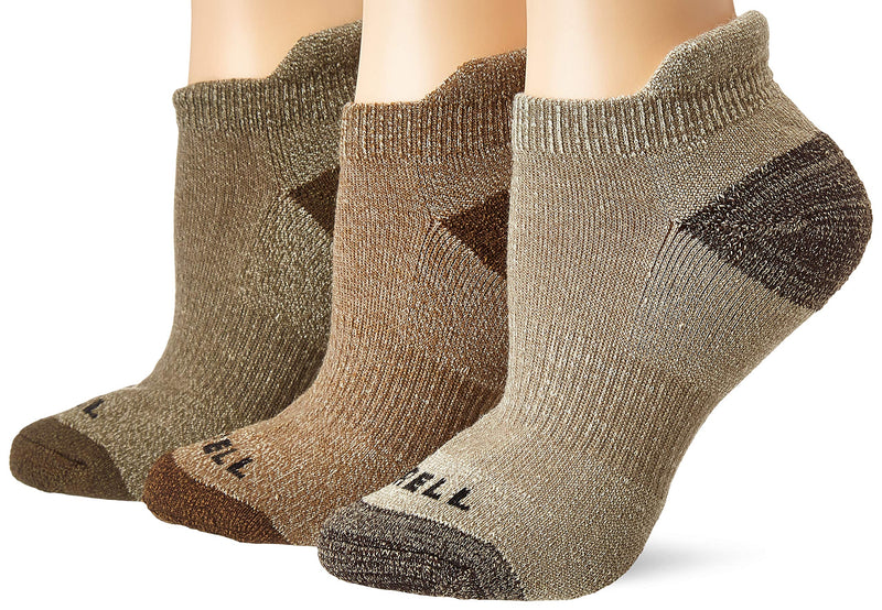 Merrell Men's and Women's Wool Blend Cushioned Hiking Socks – Unisex 3 Pair Pack 5-9.5 Women's /5-8.5 Men's Olive Assorted - BeesActive Australia