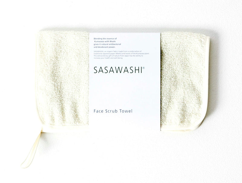 Sasawashi Exfoliating Washi Paper Face Scrub Towel - BeesActive Australia