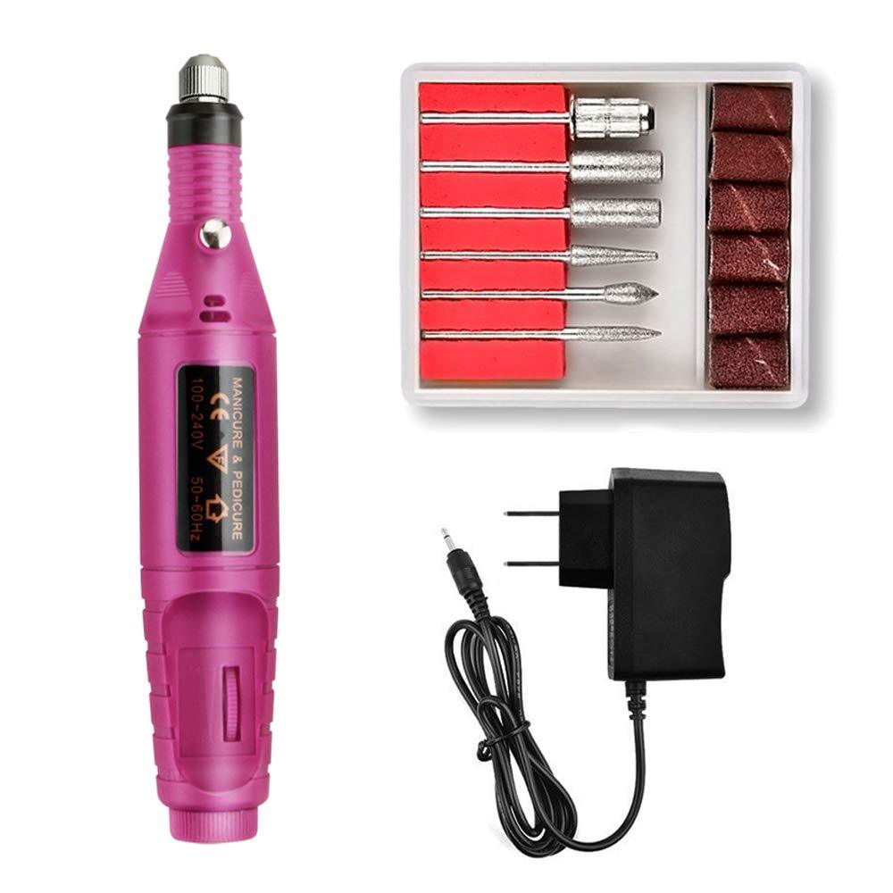 Electric Nail Drill Manicure & Pedicure Care Set，Mini Nail Kit System for Buffing, Grooming, and Polishing of Nails at Home - BeesActive Australia