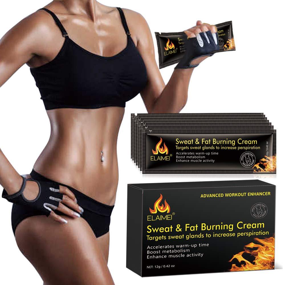 Hot Cream, Portable Workout Enhancer Sweat Cream, Fat Burning Cream for Women and Men, Slimming Cream for Weight Loss, Hot Gel Treatment for Shaping Waist, Abdomen and Buttocks(10 pack) Hot Cream - BeesActive Australia