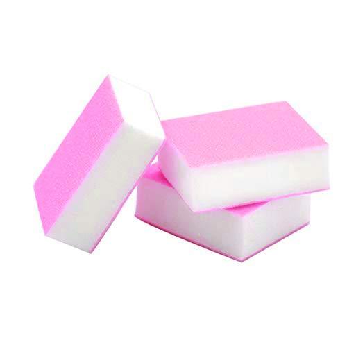 Tachibelle 150 pcs Premium Disposable Made in Korea Pink Mini Buffer Blocks Double-Sided 100/120 Grit - BeesActive Australia
