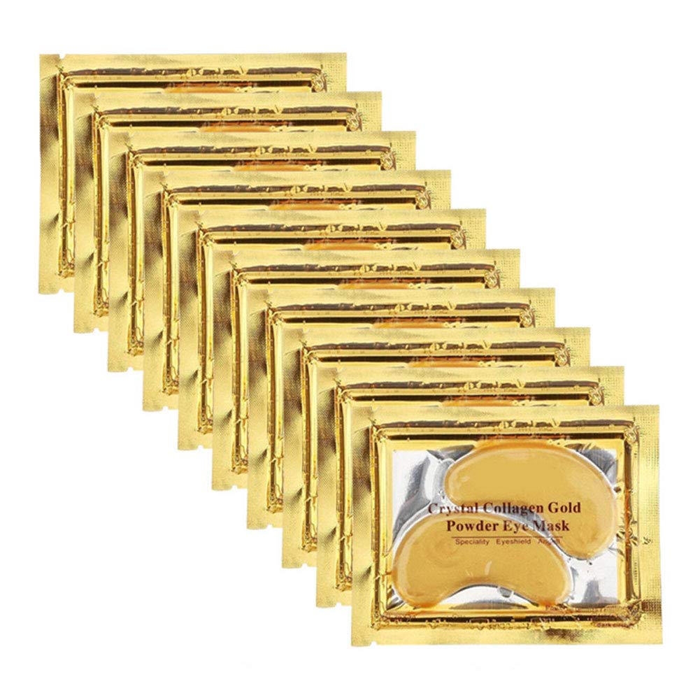 Adofect 30 Pairs 24K Gold Eye Mask Collagen Eye Mask, Under Eye Gel Pads, Under Eye Mask Gel Patches for Deep Moisturizing, Wrinkle, Eye Bags, Dark Circles & Puffiness, Refresh Your Eyes, Gold - BeesActive Australia