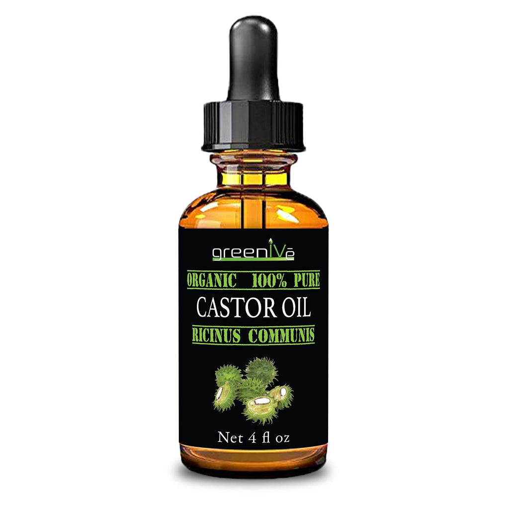 GreenIVe - 100% Pure Castor Oil - Cold Pressed - Hexane Free - Exclusively on Amazon (4 Ounce) 4 Ounce - BeesActive Australia