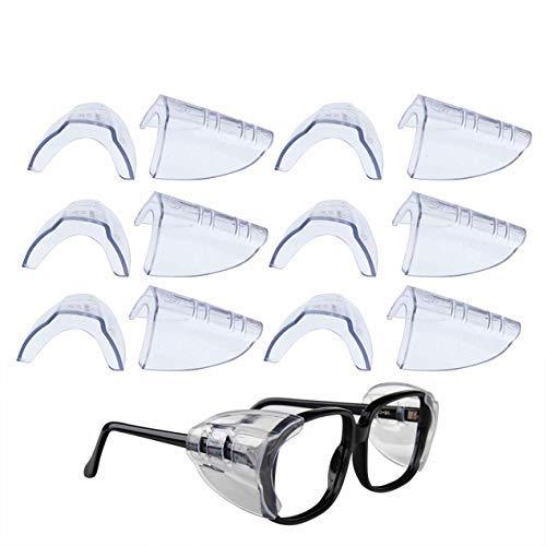 6 Pairs Safety Eye Glasses Side Shields Slip On Clear Side Shield for Safety Glasses Fits Small to Medium - BeesActive Australia