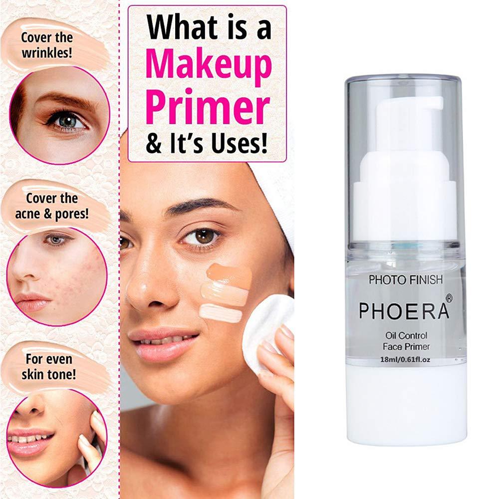 PHOERA Makeup Primer, Firstfly Long Lasting Isolated Hydrating Makeup Base Face Primer Cosmetic Beauty Foundation Primers (18ML) A - BeesActive Australia