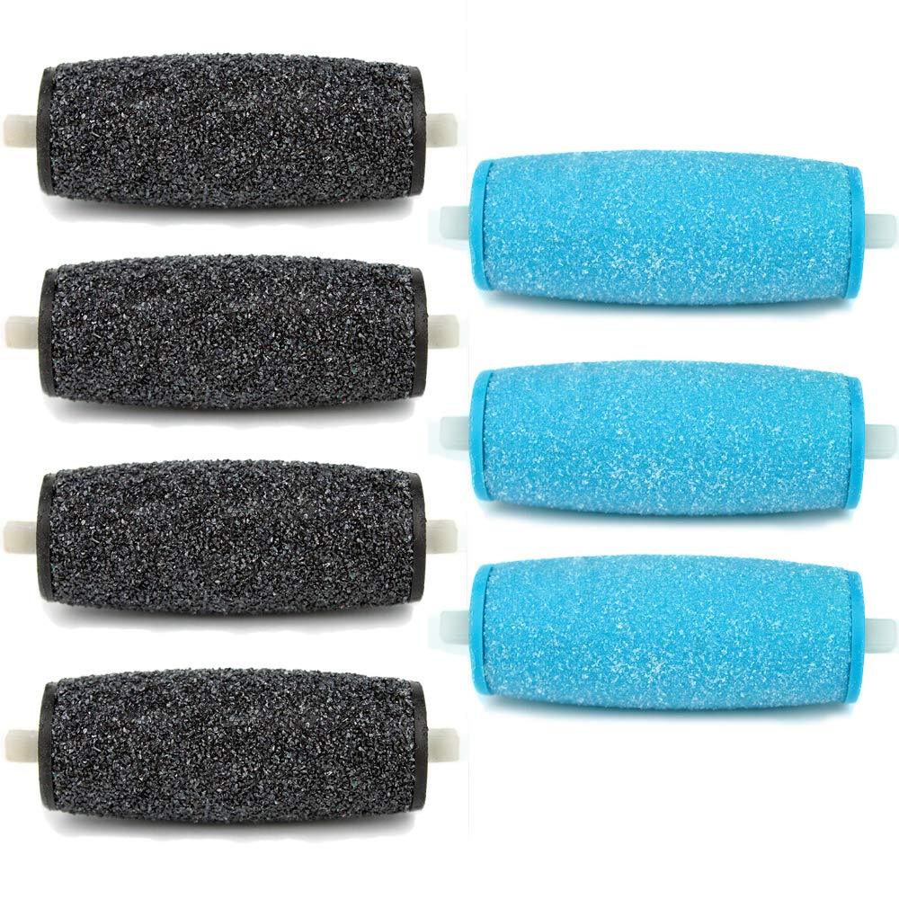 7 Pack Include 4 Extra Coarse & 3 Regular Coarse Replacement Roller Refill Heads Compatible with Amope Pedi Electronic Foot File - BeesActive Australia