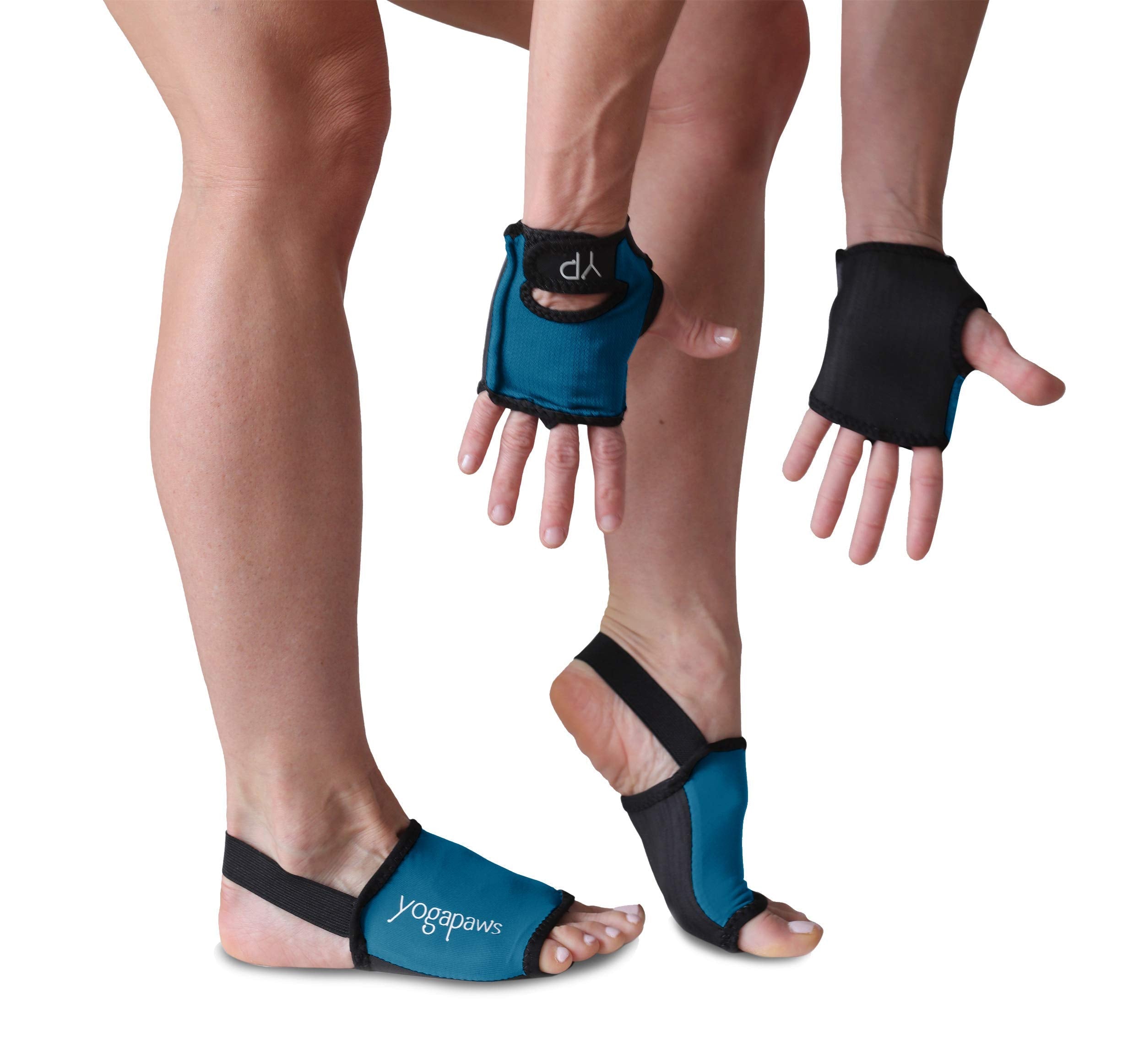 YogaPaws SkinThin Non Slip Yoga Gloves and Yoga Socks for Women
