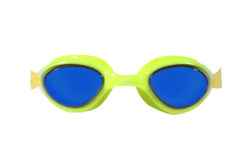[AUSTRALIA] - blueseventy Flow Goggle - for Triathlon, Pool and Open Water Swimming Yellow Blue Mirror 