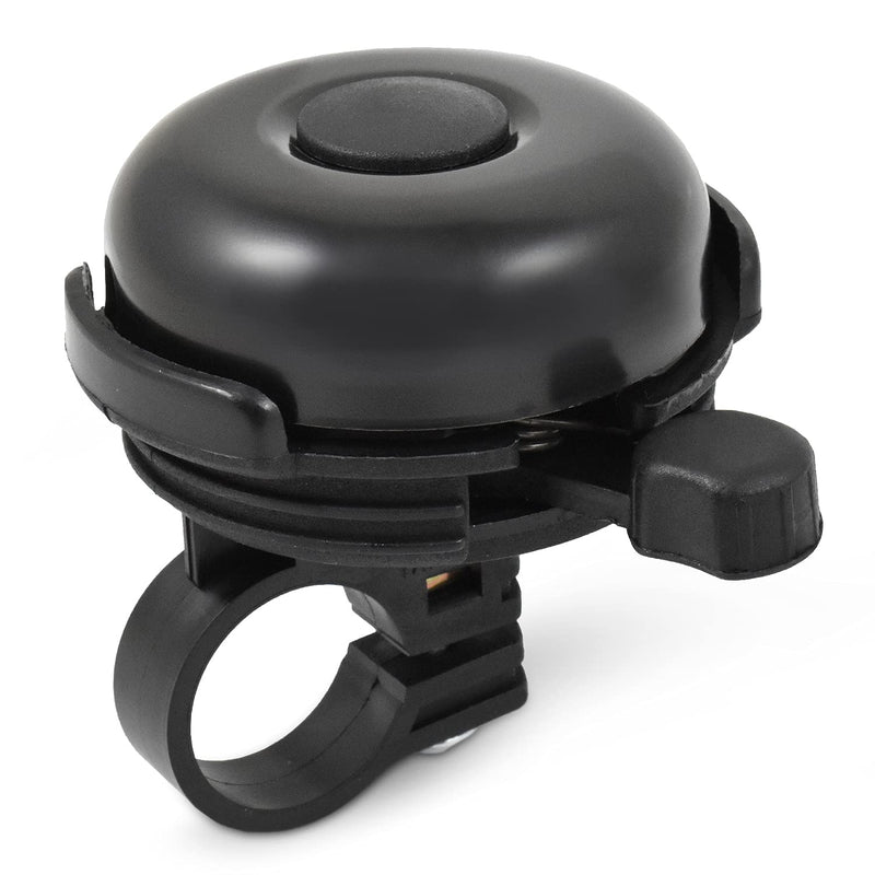 MARQUE Bike Bell for Adults & Kids – Nice, Loud, Crisp Ding Sound Bicycle Bell – Must Have Bicycle Accessories for Mountain MTB, Beach Cruisers, Commuter, Kids Bike – Easy to Install on Handlebar Classic Bell-Black - BeesActive Australia