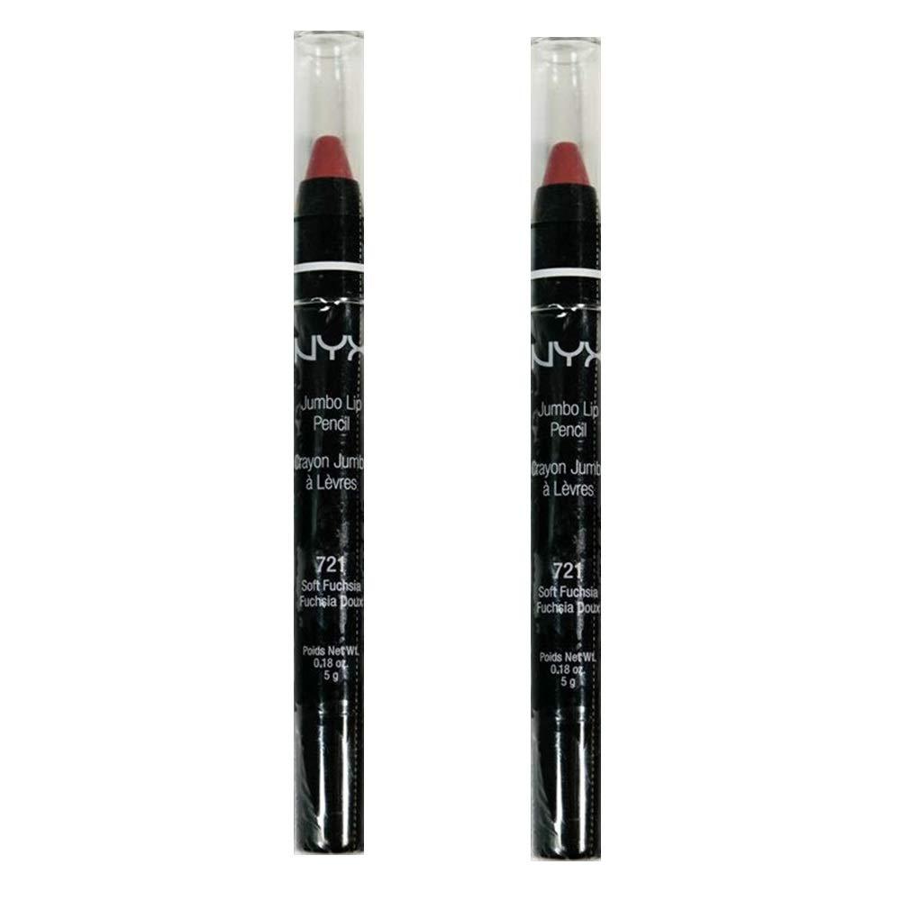 Pack of 2 NYX Jumbo Lip Pencil, 721 Soft Fuchsia (JLP721) - BeesActive Australia