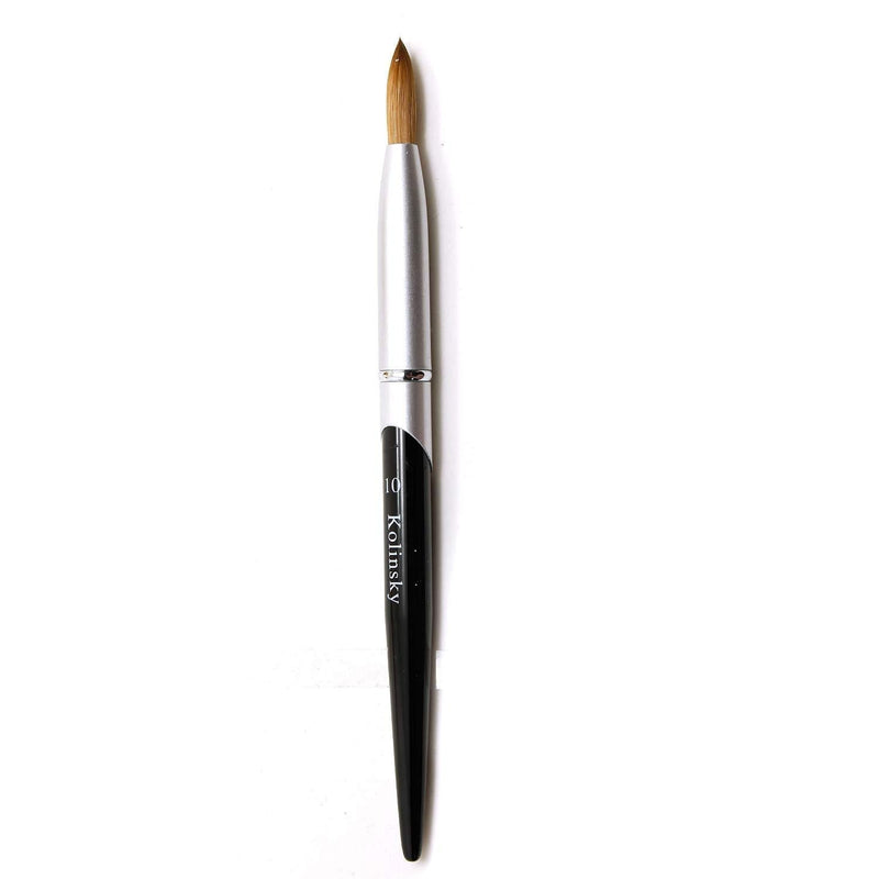 YINUOQI Size 10 Kolinsky Brushes for Acrylic Nails,Size 10 Acrylic Brush(10) - BeesActive Australia