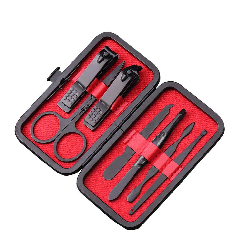 7PCS QiFlye stainless steel manicure and pedicure kit, Professional Grooming Kit, cuticle and nail care, the perfect gift for ladies and men. - BeesActive Australia