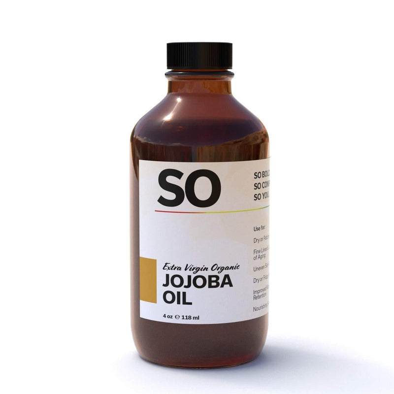 SO Extra Virgin Jojoba Oil | Pure Golden Jojoba Oil | 100% Pure Revitalizes Hair & Gives Skin a Radiant Youthful Look | Multi-Purpose Oil for Face | Hair and Skin 4 Oz / 118 mL - BeesActive Australia