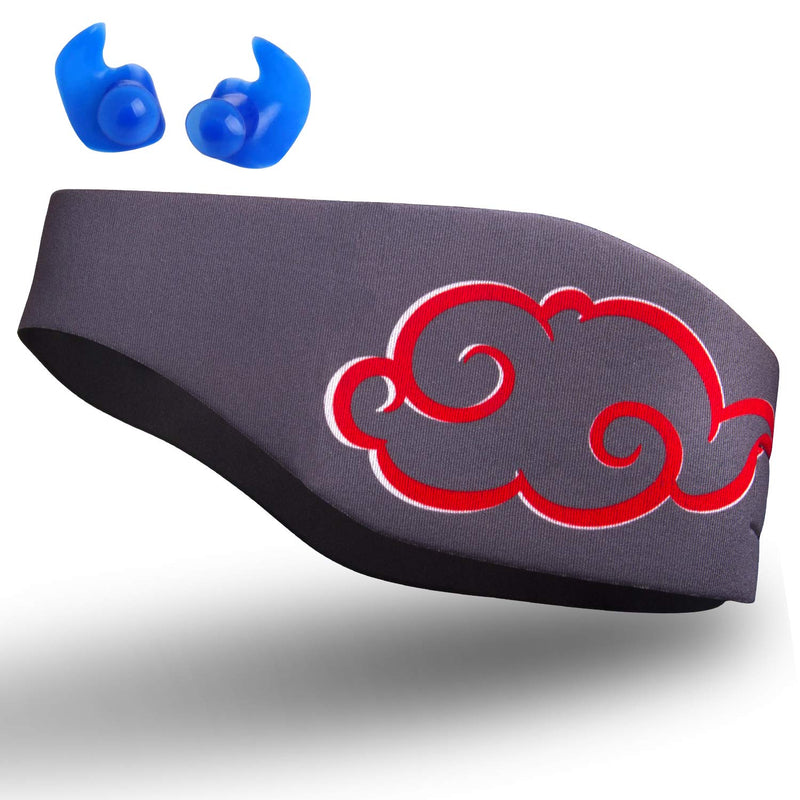 Qshare Swimming Headband – Best Design Ear Band to Protect Swimmer's Ears, Doctor Recommended to Keep Water Out and Earplugs in, 2 Sizes for Toddlers & Adults (Black, M: 4-9 yrs) Black - BeesActive Australia