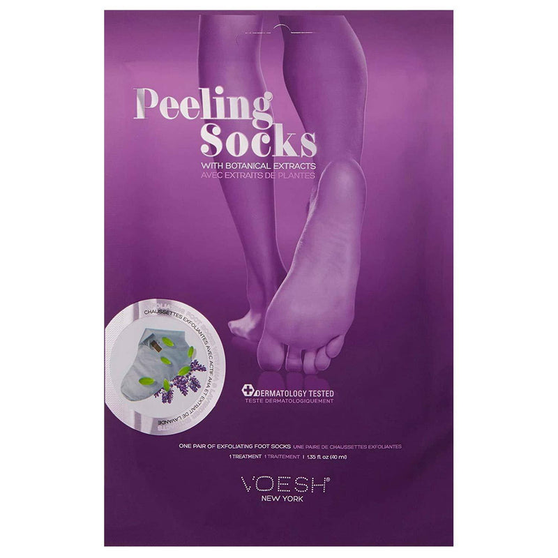 VOESH Exfoliating Peeling Socks - Foot Peeling Mask - Foot Masks Socks - Foot Peel Callus Remover - Exfoliating Peeling Socks for Dry Feet - Pedicure Foot Peel - One Pair of Peeling Socks - Foot Masks - BeesActive Australia