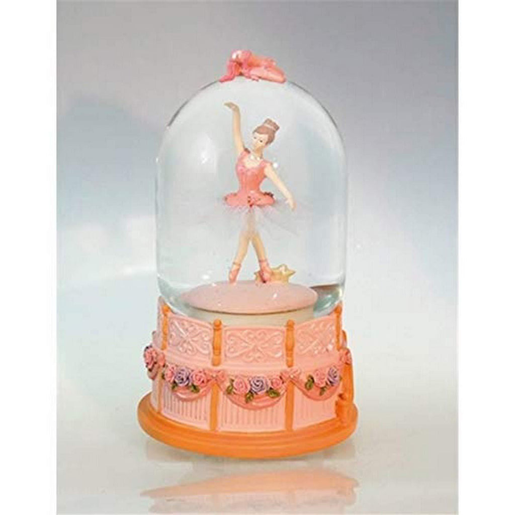 [AUSTRALIA] - Musicbox Kingdom Kingdom-15038 Musicbox Ballerina Dome rotates to a Melody, Multi Color 