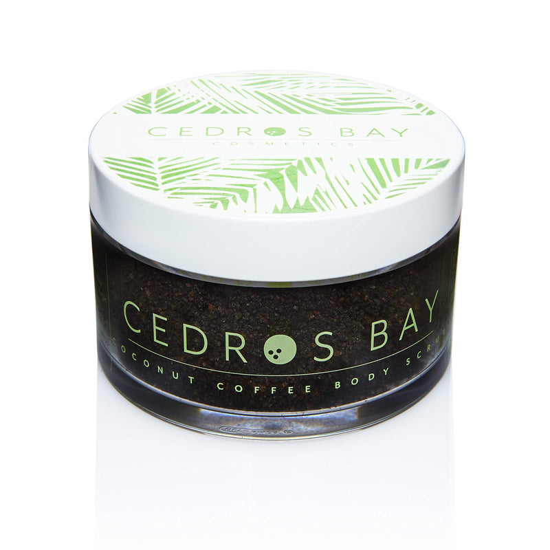 Cedros Bay Coconut & Coffee Body Scrub 3.6 oz - Natural & Vegan - BeesActive Australia