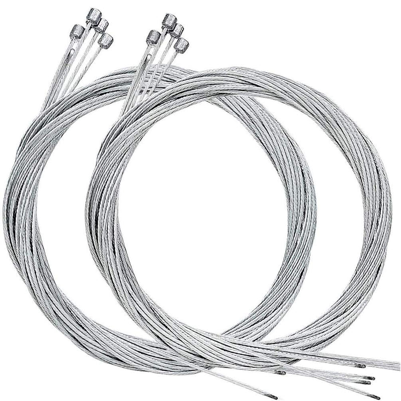 Stainless Steel Shifter Cable, Bike Shifter Cable Bicycle Rear Derailleur Cable 2M Long Bicycle Replaceable Wire Inner Derailleur Wire Stainless Steel Mountain Bike Rear Derailleur Cable 10Pcs - BeesActive Australia