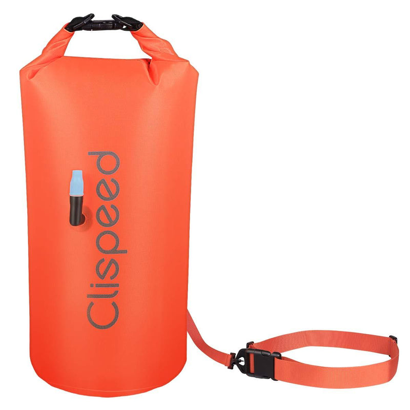 [AUSTRALIA] - BESPORTBLE Swim Buoy Safety Float Waterproof Dry Bag for Adults Men Women Swimming Storage Bag for Swimmers Triathletes Snorkelers Surfers - Orange 