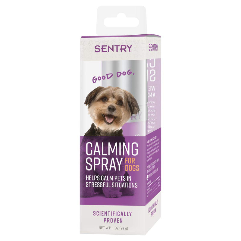 Sentry Calming Spray for Dogs, Uses Pheromones to Reduce Stress, Easy Spray Application, Helps Dogs with Separation, Travel, Loud Noises, and Anxiety - BeesActive Australia
