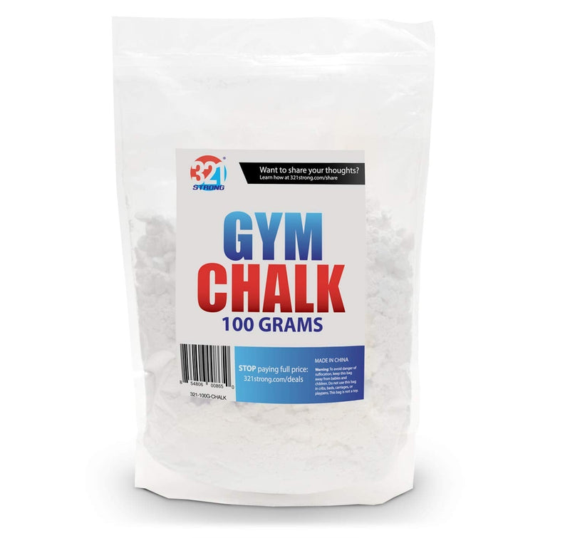 321 STRONG 300 Gram (10.58 oz) Loose Gym Chalk - for Weightlifting, Rock Climbing, Kettlebells, and Gymnastics - BeesActive Australia