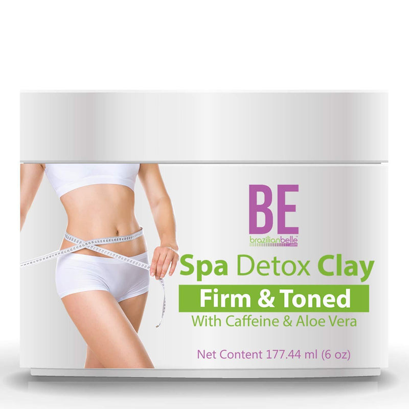Brazilian Spa Detox Body Clay for Inch Loss Body Wraps, Detox and Cleanse -Rejuvenate and Improves Skin Texture- All Natural Ingredients - 6 oz - BeesActive Australia