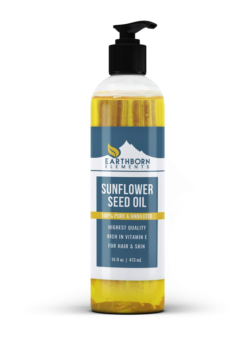 Sunflower Seed Oil (16 fl oz) Premium Grade & Purity, High in Vitamins, Minerals & Fatty Acids 16 Fl Oz (Pack of 1) - BeesActive Australia