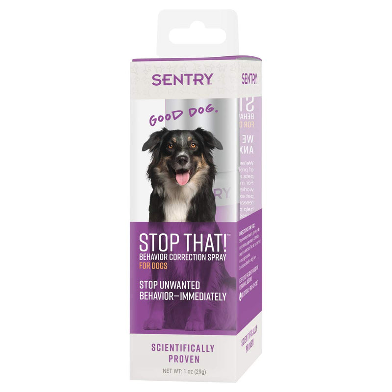 Sentry Pet Care Stop That! Behavior Correction Spray for Dogs, Easy Spray Application, Noise and Pheromones Help Eliminate Excessive Barking, Marking, Jumping, and Other Unwanted Behaviors - BeesActive Australia