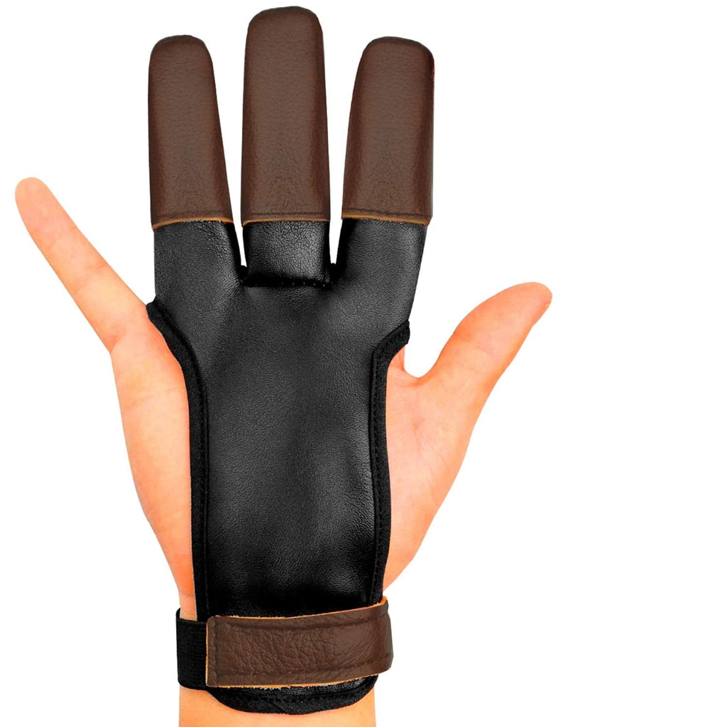 KESHES Archery Glove Finger Tab Accessories - Leather Gloves for Recurve & Compound Bow - Three Finger Guard for Men Women & Youth - BeesActive Australia