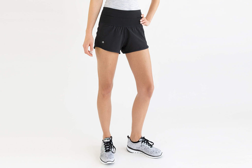 [AUSTRALIA] - FlipBelt Women’s Running Shorts Medium Black 