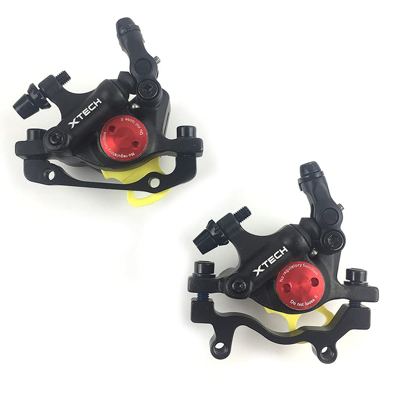 catazer MTB Road HB-100 MTB Road Line Pulling Hydraulic Disc Brake Calipers Front & Rear Mountain Bike Disc Brake E-Bike Disc Brake 1 Pair Black - BeesActive Australia