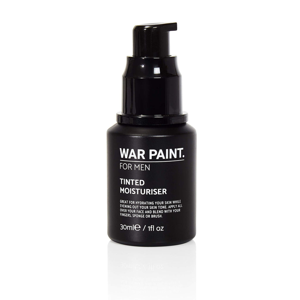 War Paint Men's Tinted Moisturiser - (Shade Light) - 5 Shades available - Makeup Crafted For Men - Cruelty Free Vegan Products - Perfect Tone - Made in The UK - BeesActive Australia