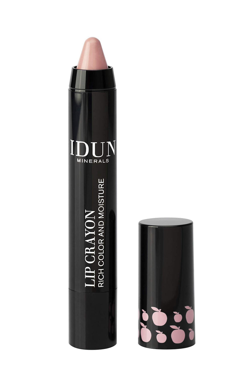 IDUN Minerals Lip Crayon Agnetha - Highly Pigmented For Rich Color, Full Coverage, Lipstick/Liner - Moisturizing Creamy Texture - Vegan, No Preservatives, Safe for Sensitive Skin - Light Pink, 0.08 oz - BeesActive Australia