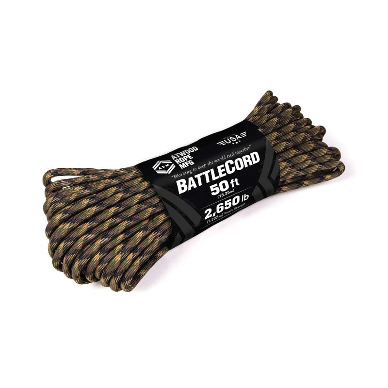 Atwood Rope MFG 5.6MM BattleCord - 2650lb Tensile Strength Groundwar 50.0 Feet - BeesActive Australia