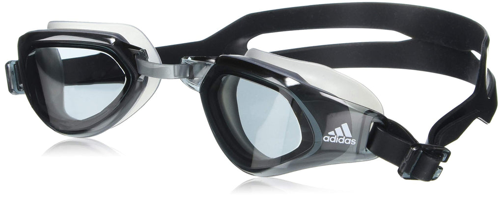 adidas Adult Persistar Fit Unmirrored Goggles Small Smoke Lenses/Black/White - BeesActive Australia
