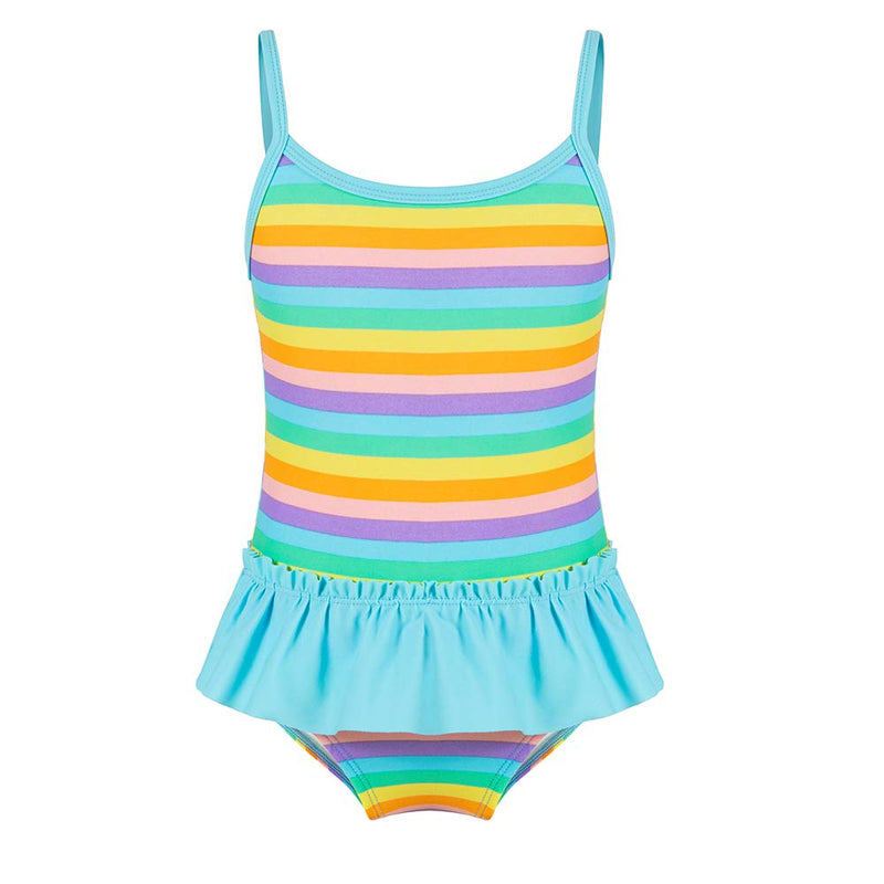 miniatree Swimsuit Girls Toddler One Piece Baby Bathing Suit Kids Swimwear Sunsuit Wetsuit UPF 50+ Protection Green 3-4T - BeesActive Australia