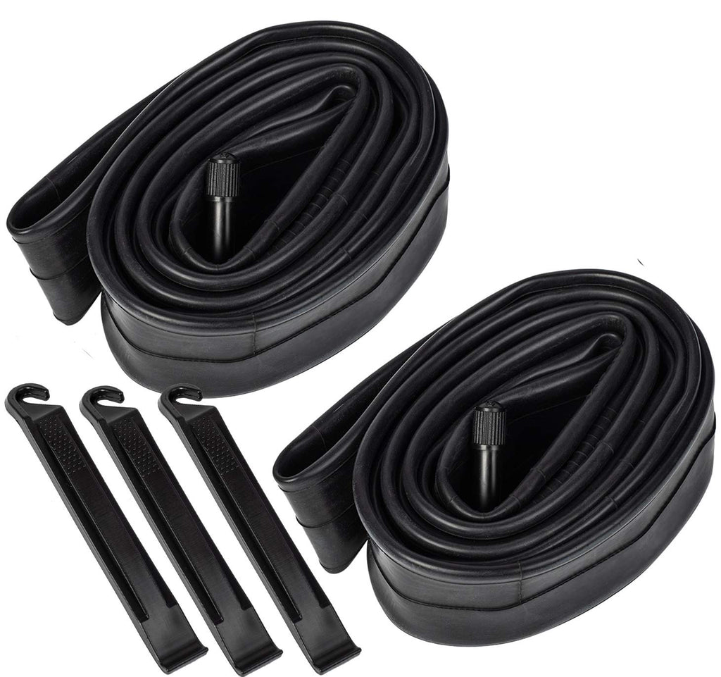 YunSCM 2 Pack 26 Inch Universal Bike Inner Tubes Width Fit Range 1.9/1.95/2.0/.2.05/2.10/2.125 inch Standard Valve Bicycle Inner Tubes - BeesActive Australia