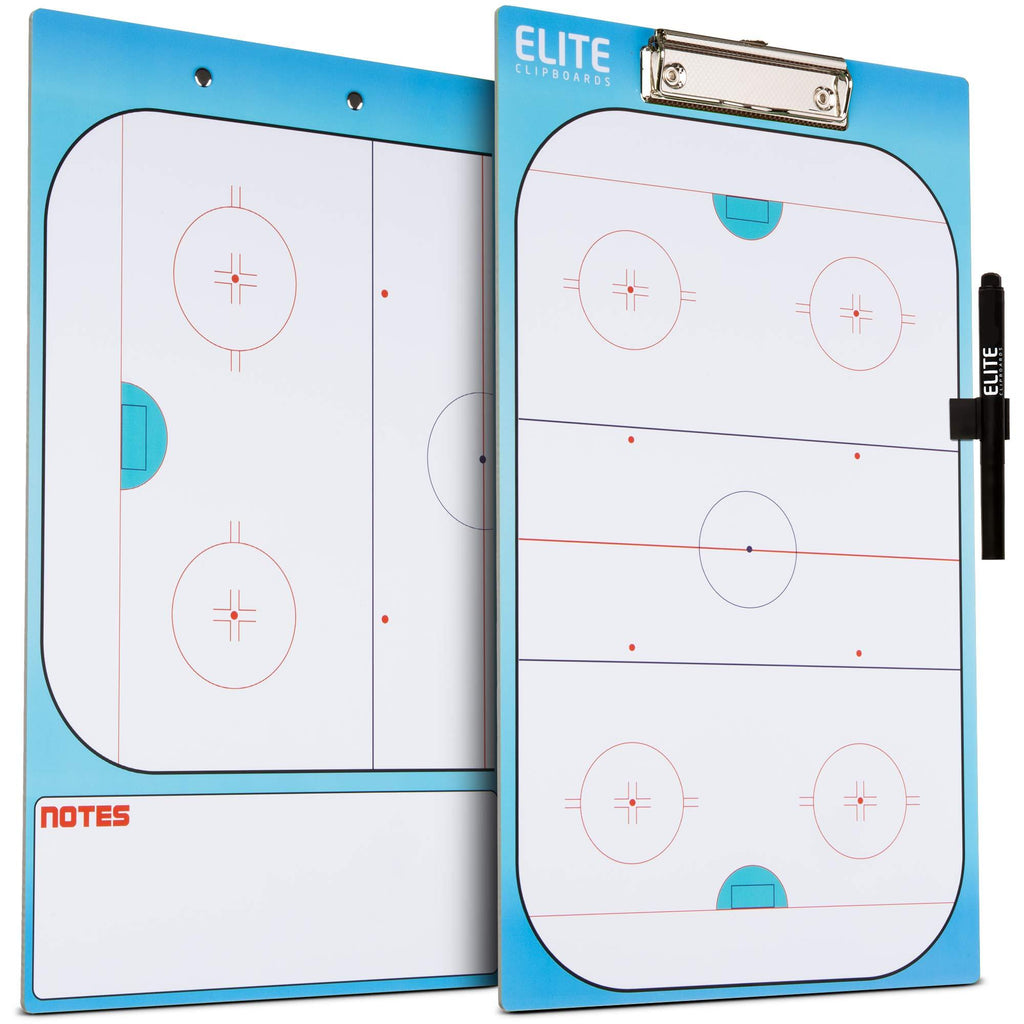 Elite Clipboards Dry Erase Coaches Clipboard | Double-Sided Coach Marker Board for Basketball Baseball Football Soccer Hockey Lacrosse & Volleyball - BeesActive Australia